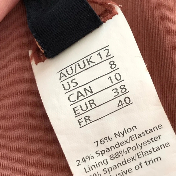 Cikada Australia Size US 8 Rose Gold Low Rise Bikini Bottoms Swimsuit NWOT - Picture 3 of 6